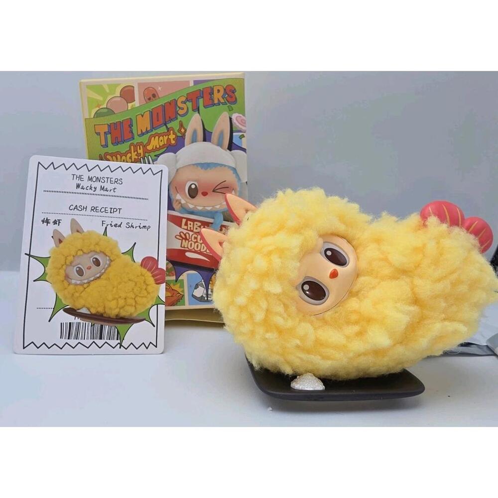 POP MART Labubu THE MONSTERS Wacky Mart Series Figure FRIED SHRIMP